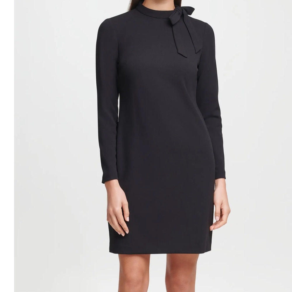 Calvin Klein Black Long Sleeve Dress